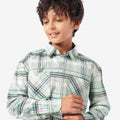 Boys Full Sleeves Checkered Shirt