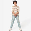 Boys Full Sleeves Checkered Shirt