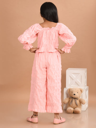 Girls Full Sleeves Top With Palazzo