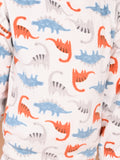 Dinosaurs Printed Full Sleeves Sweatshirt and Jogger Co-ord Set