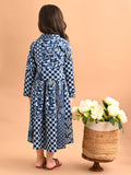 Ethnic Motif Printed Maxi Dress with Jacket