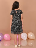 Sequin Embellished Knee Length Shift Party Dress