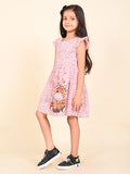 Cow Printed Fit n Flare Cotton  Dress