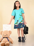 Duck Pond Printed Knee Length A-line Dress