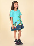 Duck Pond Printed Knee Length A-line Dress