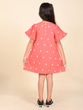 Watermelon Girl Printed Knee Length A-line Dress
