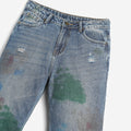 Girls Tye and Dye Denim Jeans