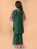 Embroidered Round Cut Kurta with Palazzo Set