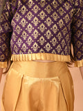 Batik Printed Top with Ankle Length Palazzo Set