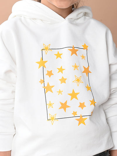 Lilpicks Full Sleeves Printed Sweatshirt for Girls