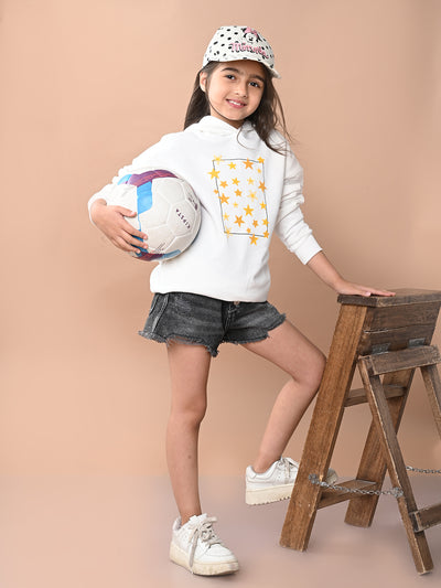 Lilpicks Full Sleeves Printed Sweatshirt for Girls