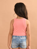 Solid Sleeveless Crop Tank Top