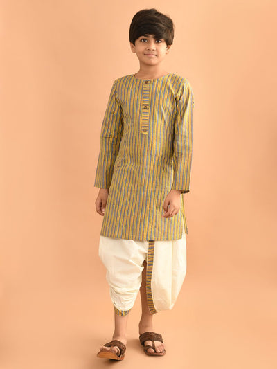 Dinosaur Print full sleeve kurta Pajama set