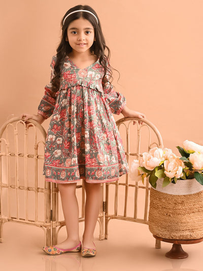 Dinosaur Print full sleeve kurta Pajama set