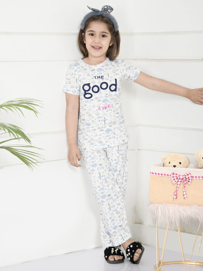 The Good Life Overall Print Nightsuit