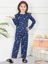 Blue Star Print Overall Nightsuit