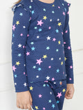 Blue Star Print Overall Nightsuit