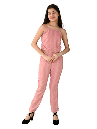 Sleeveless Printed Top with Pant Set