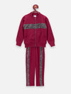 Wine Colour Sequin Work Clothing Set
