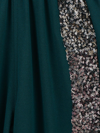 Teal Colour Sequin Work Clothing Set