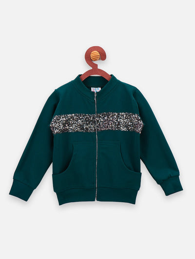 Teal Colour Sequin Work Clothing Set