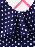 Blue Polka Dot Clothing Set
