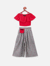 Funky Strappy Top with Elegant Culotte Set