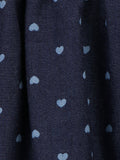 Lilipicks Denim Knot Shirt Top with Skirt Coordinated Set