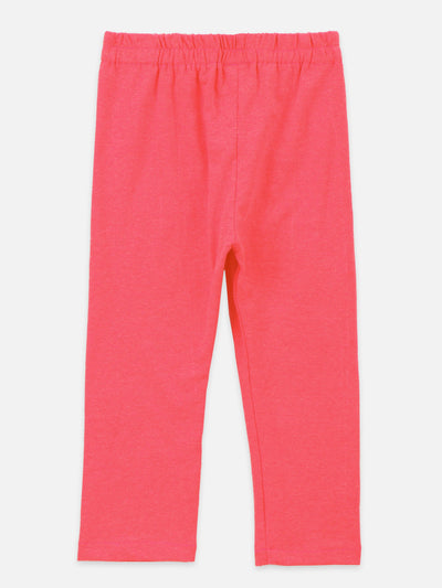 Floral two tops with Neon Green Shorts and Neon Pink Legging