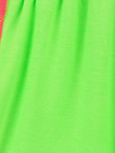 Floral two tops with Neon Green Shorts and Neon Pink Legging