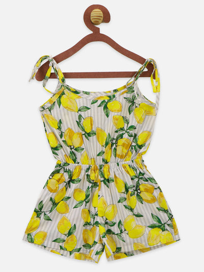 Floral Printed Pack of 2 Short Jumpsuit
