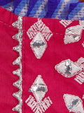 Lilpicks Geometrical Embrodiery sleeve less choli  with lehenga set