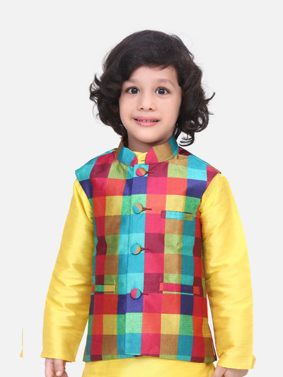 Colourful Digital Print Nehru Jacket