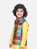 Colourful Digital Print Nehru Jacket