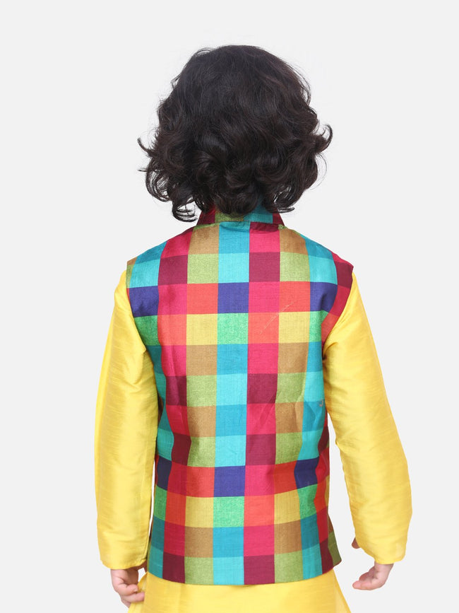 Colourful Digital Print Nehru Jacket
