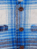 Lilpicks Blue Check Waistcoat with Pant Set