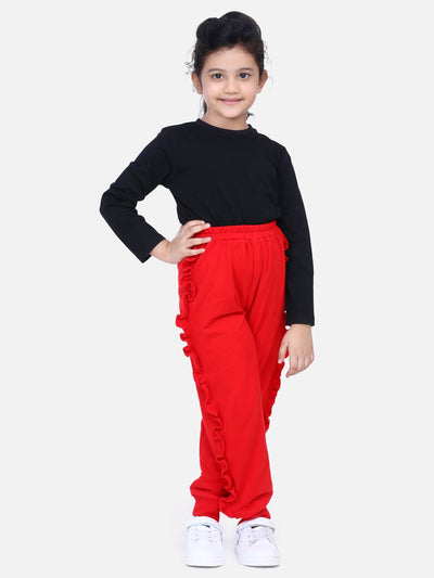Red French Terry TrackPant