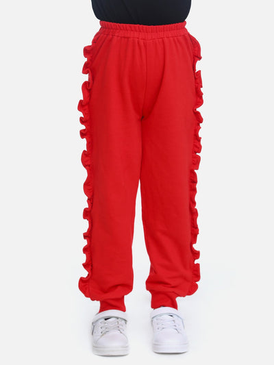 Red French Terry TrackPant