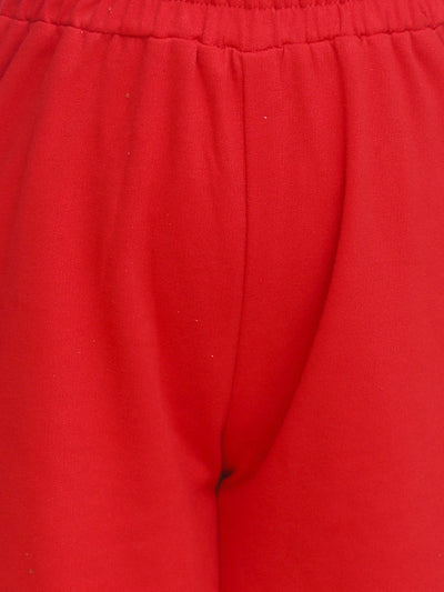 Red French Terry TrackPant