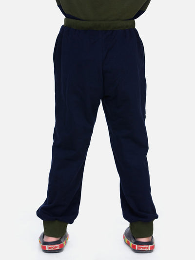 Navy Olive French Terry Trackpant