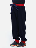 Navy Red French Terry TrackPant