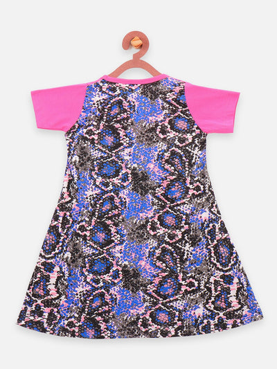 Pink causal short dress