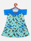 Blue causal short dress