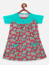 Turquoise causal short dress