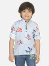 Lilpicks Flower Print Funky Short Kurta