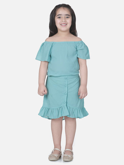 Lilpicks Vintage Green Coordinated Clothing Set