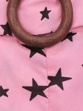 Lilpicks Black And Pink Polka Print Pack Of 2 Shorts