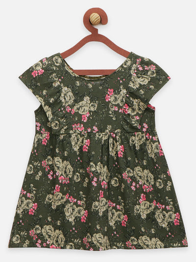 Lilpicks Floral and Panda Print Pack of 2 Dress