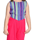 Weaved Threaded Ethnic Jumpsuit