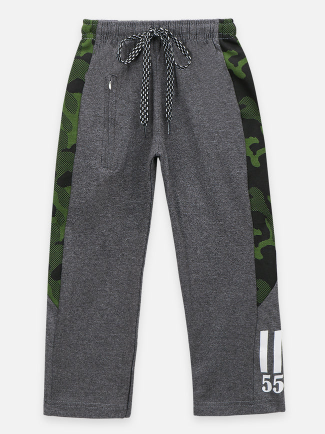 Army Print Panel Pack of 5 Track Pants